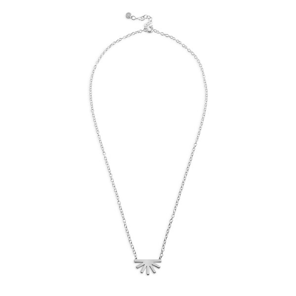 Shine Short Halsketten Silber 42-45 cm in der Gruppe Halsketten / Silberhalsketten bei SCANDINAVIAN JEWELRY DESIGN (S542)