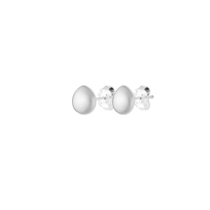Stardust drop Ohrring polished Silber in der Gruppe Ohrringe / Silberohrringe  bei SCANDINAVIAN JEWELRY DESIGN (SDT-E1S400-S)