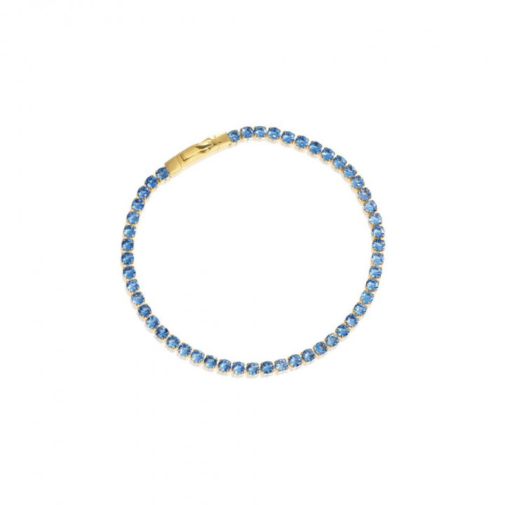 Product Image for Sif Jakobs Ellera Grande - 18k Goldpläterad, med blåa zirkoner Armbänder