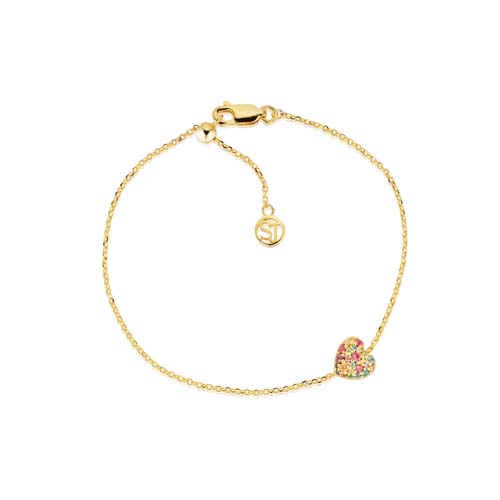 CARO BRACELET in der Gruppe Armbänder bei SCANDINAVIAN JEWELRY DESIGN (SJ-B72358-XCZ-YG)