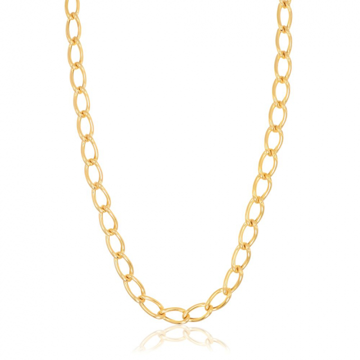 Ellisse - 18k Goldpläterad Halsketten in der Gruppe Halsketten / Goldhalsketten bei SCANDINAVIAN JEWELRY DESIGN (SJ-C2335-YG)