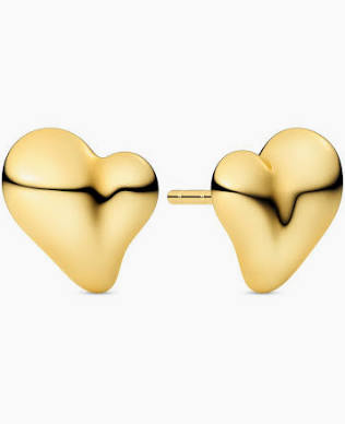 LAURIA PARVUS Earrings Gold in der Gruppe Ohrringe / Goldohrringe bei SCANDINAVIAN JEWELRY DESIGN (SJ-E009-YG)