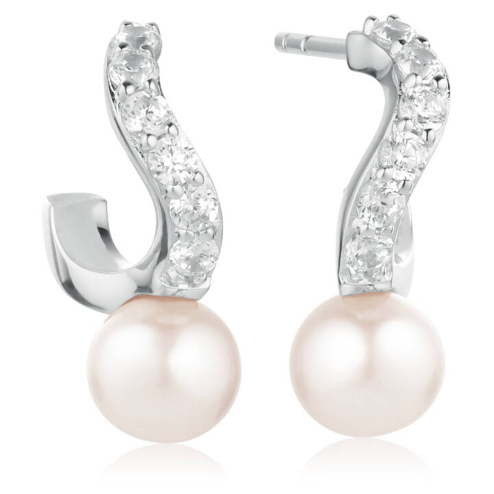 PONZA CREOLO PICCOLO Ohrring in der Gruppe Ohrringe / Perlenohrringe bei SCANDINAVIAN JEWELRY DESIGN (SJ-E12350-PCZ)