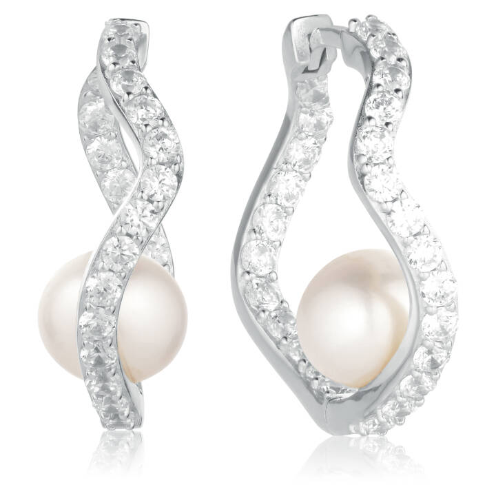 PONZA Ohrring in der Gruppe Ohrringe / Silberohrringe  bei SCANDINAVIAN JEWELRY DESIGN (SJ-E12358-PCZ)