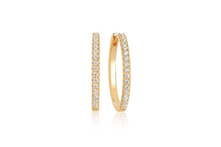 Product Image for Sif Jakobs ELLERA X-GRANDE Ohrring weiße Zirkoner (Gold)