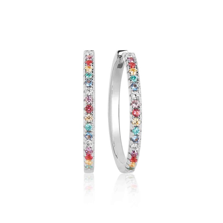 Product Image for Sif Jakobs ELLERA X-GRANDE Ohrring mehrfarbige Zirkoner (Silber)