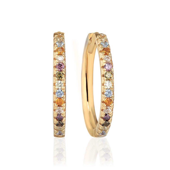 Product Image for Sif Jakobs ELLERA GRANDE Ohrring mehrfarbige Zirkoner (Gold)