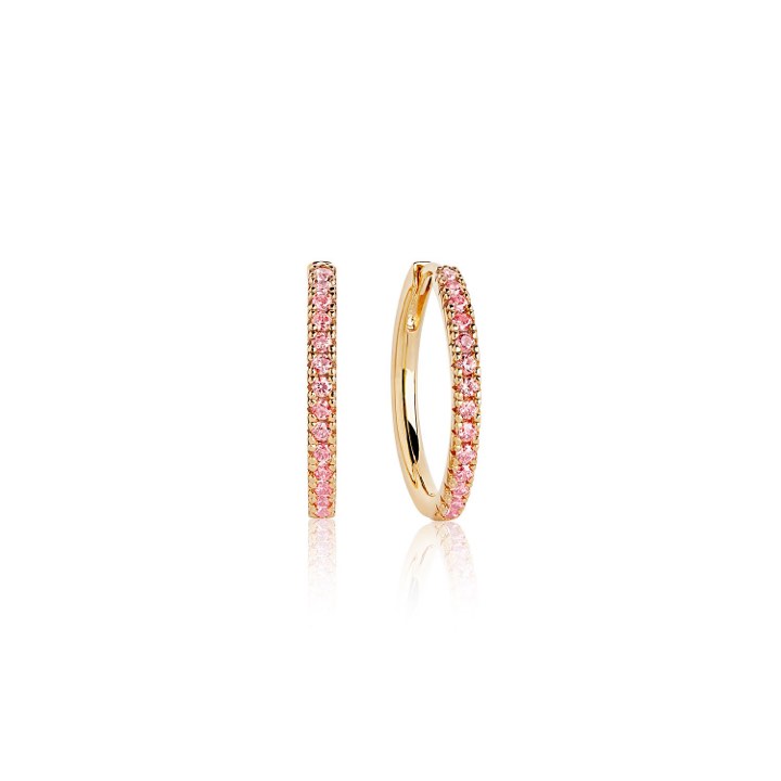 Product Image for Sif Jakobs ELLERA GRANDE Ohrring Rosa Zirkoner (Gold)