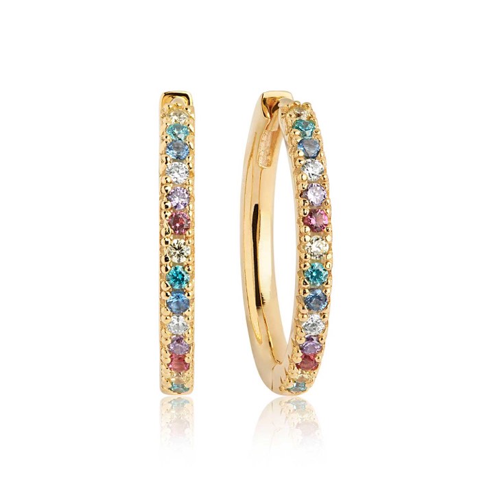 Product Image for Sif Jakobs ELLERA GRANDE Ohrring mehrfarbige Zirkoner (Gold)