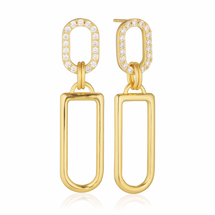 Product Image for Sif Jakobs CAPIZZI LUNGO GRANDE Ohrringn Vita Zirkoner Gold