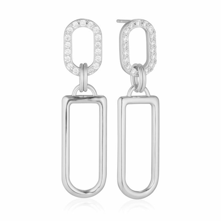 Product Image for Sif Jakobs CAPIZZI LUNGO GRANDE Ohrringn Vita Zirkoner Silber