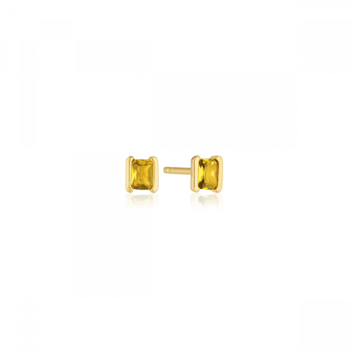 ROCCANOVA PICCOLO Earrings in der Gruppe Ohrringe / Goldohrringe bei SCANDINAVIAN JEWELRY DESIGN (SJ-E42250-YELCZ-YG)