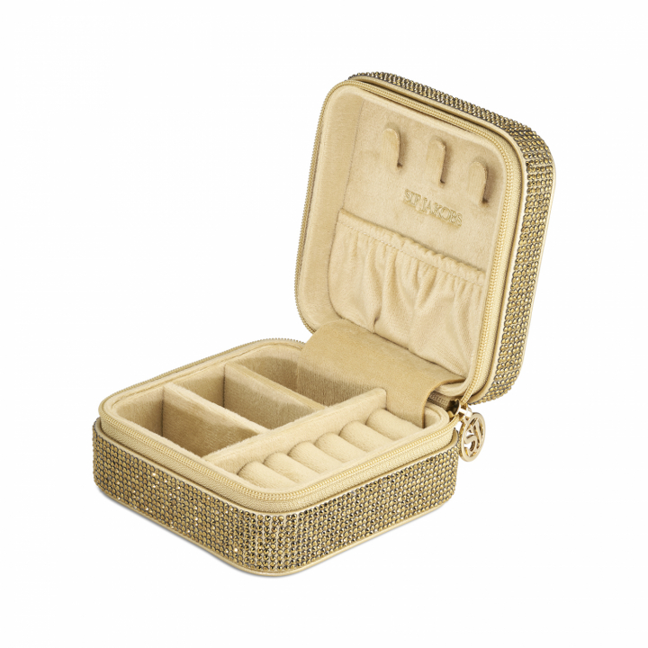 SPARKLY GOLD JEWELLERY TRAVEL BOX in der Gruppe Accessoires bei SCANDINAVIAN JEWELRY DESIGN (SJ-GD-SY10074)