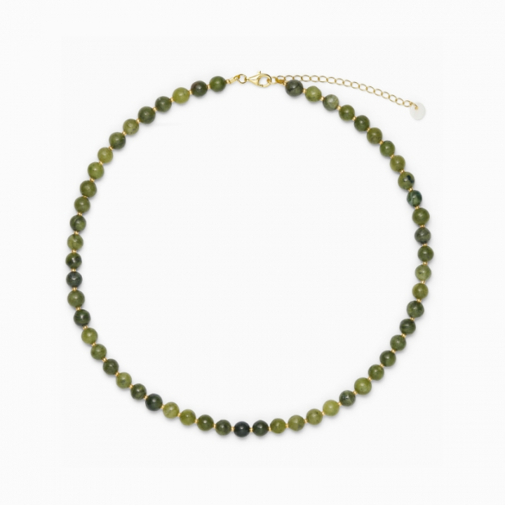 Hailey Southern Jade Necklace in der Gruppe Halsketten / Goldhalsketten bei SCANDINAVIAN JEWELRY DESIGN (SJ-KH)