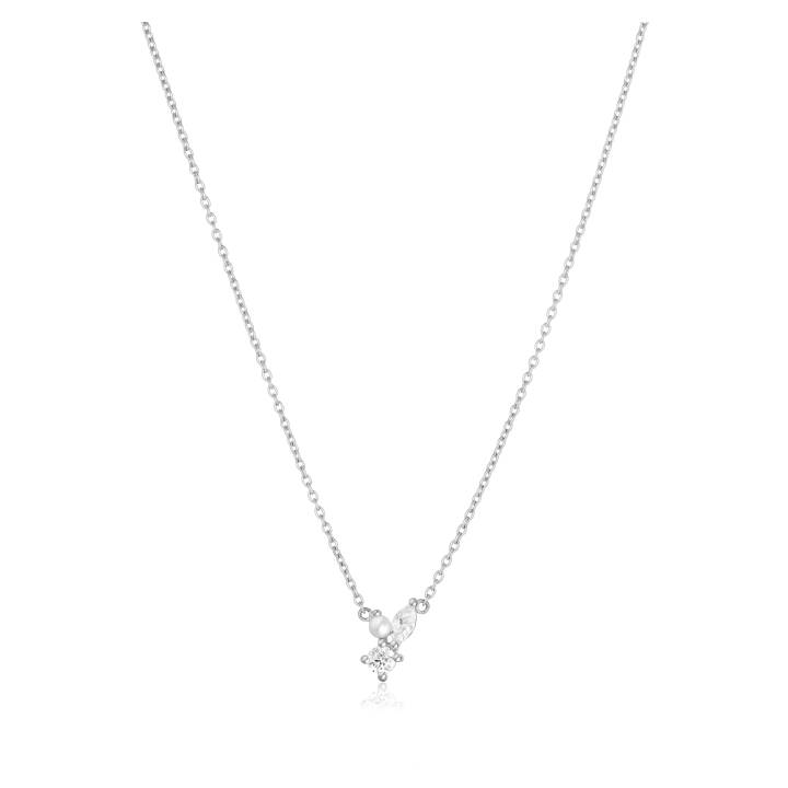 ADRIA TRE PICCOLO Halsketten Silber in der Gruppe Halsketten bei SCANDINAVIAN JEWELRY DESIGN (SJ-N12250-PCZ)