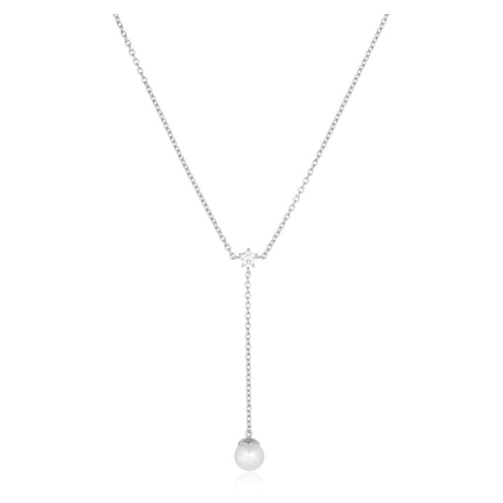 ADRIA LUNGO Halsketten Silber in der Gruppe Halsketten bei SCANDINAVIAN JEWELRY DESIGN (SJ-N12254-PCZ)