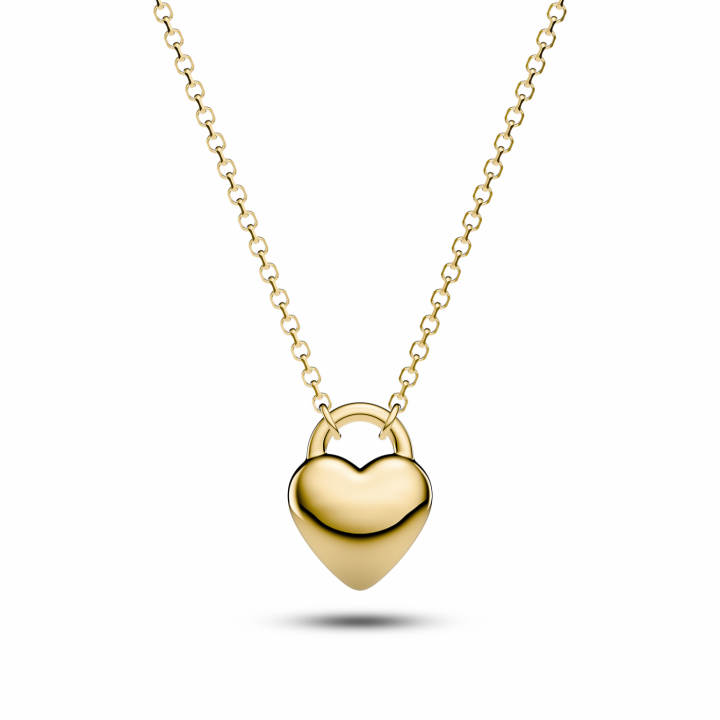 JULIA Necklace Gold in der Gruppe Halsketten / Goldhalsketten bei SCANDINAVIAN JEWELRY DESIGN (SJ-N2610-YG)