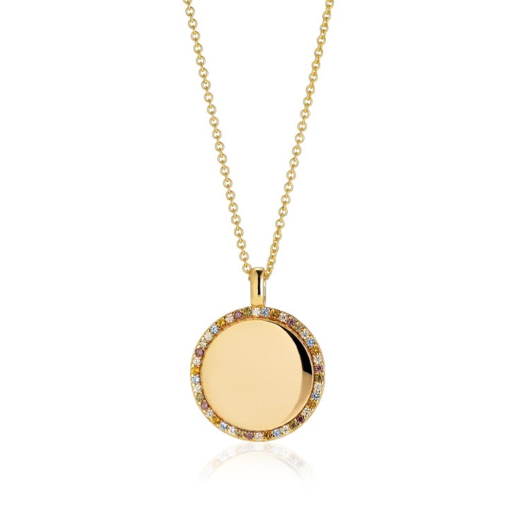 Product Image for Sif Jakobs FOLLINA GRANDE Halsketten mehrfarbige Zirkoner (Gold) 45-60 cm
