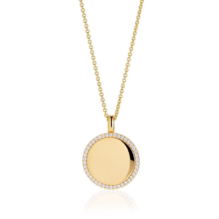 Product Image for Sif Jakobs FOLLINA GRANDE Halsketten weiße Zirkoner (Gold) 45-60 cm