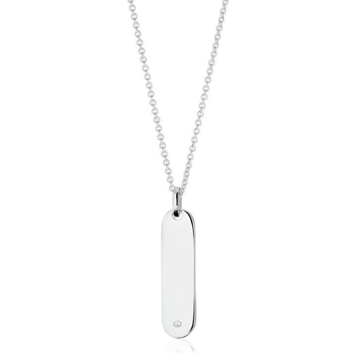Product Image for Sif Jakobs FOLLINA LUNGO GRANDE Halsketten weiße Zirkoner (Silber) 45-60 cm