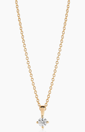 Product Image for Sif Jakobs PRINCESS PICCOLO Halsketten vita Zirkoner (Gold)