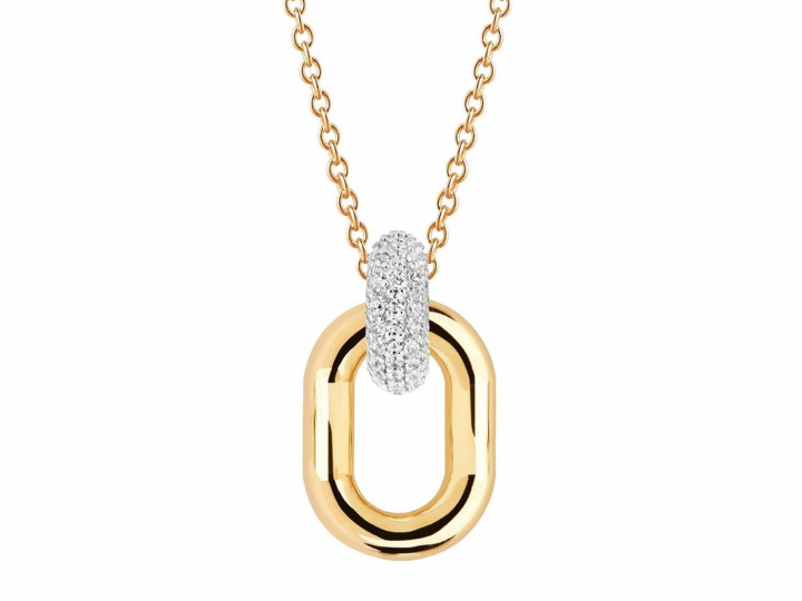Product Image for Sif Jakobs CAPRI DUE Halsketten vita Zirkoner (Gold)