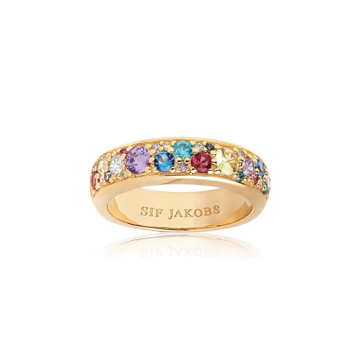 Product Image for Sif Jakobs NOVARA UNO ring mehrfarbige Zirkoner (Gold) 50