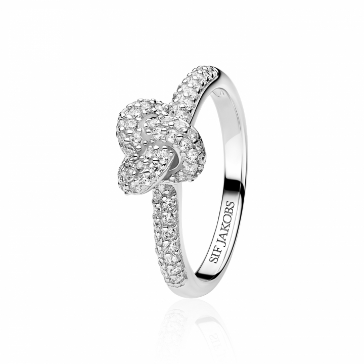 IMPERIA PICCOLO RING Silver in der Gruppe Ringe / Silberringe bei SCANDINAVIAN JEWELRY DESIGN (SJ-R10751-CZ)