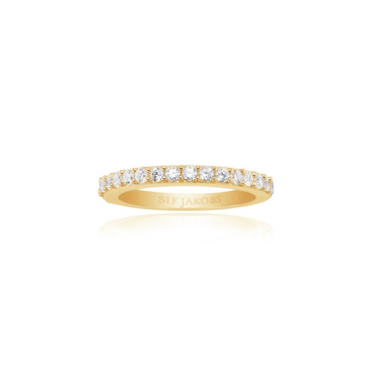Product Image for Sif Jakobs CORTE UNO ring weiße Zirkoner (Gold) 60