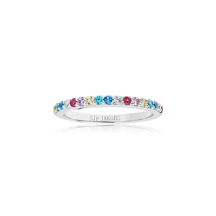 Product Image for Sif Jakobs CORTE UNO ring mehrfarbige Zirkoner (Silber) 52