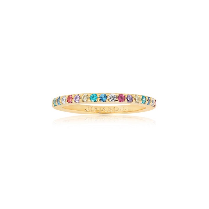 Product Image for Sif Jakobs CORTE UNO ring mehrfarbige Zirkoner (Gold) 54
