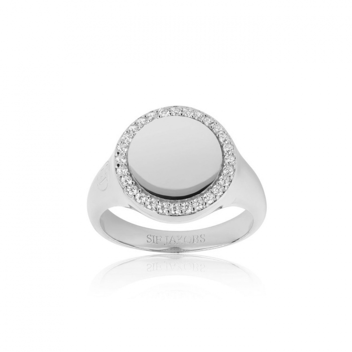 Product Image for Sif Jakobs FOLLINA GRANDE ring weiße Zirkoner (Silber) 50