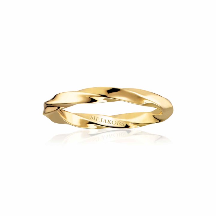 FERRARA PICCOLO PIANURA ring (Gold) in der Gruppe Ringe / Goldringe bei SCANDINAVIAN JEWELRY DESIGN (SJ-R12107-SG)