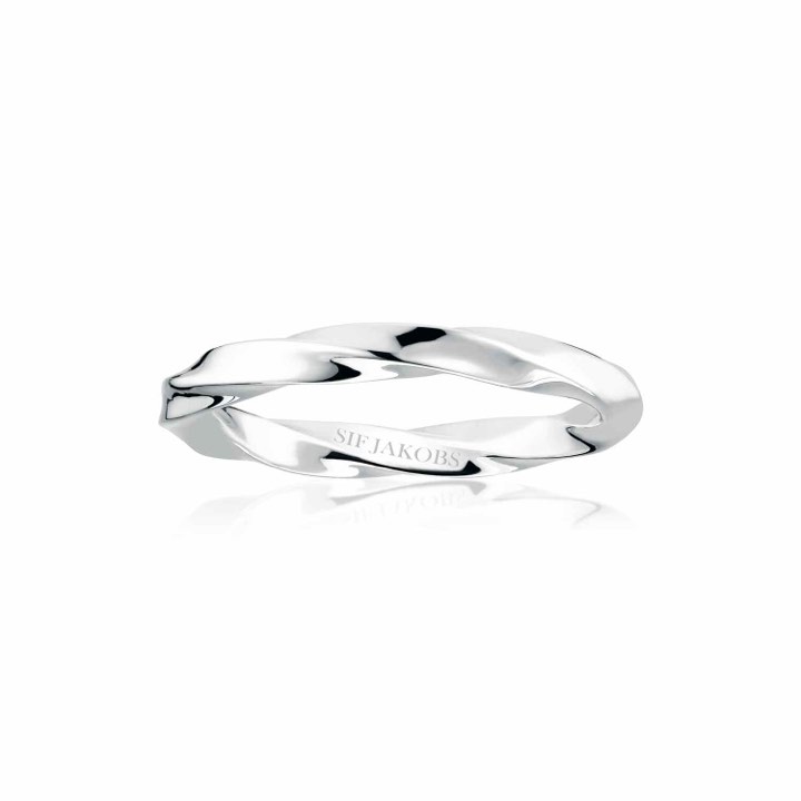 FERRARA PICCOLO PIANURA ring (Silber) in der Gruppe Ringe / Silberringe bei SCANDINAVIAN JEWELRY DESIGN (SJ-R12107-SS)