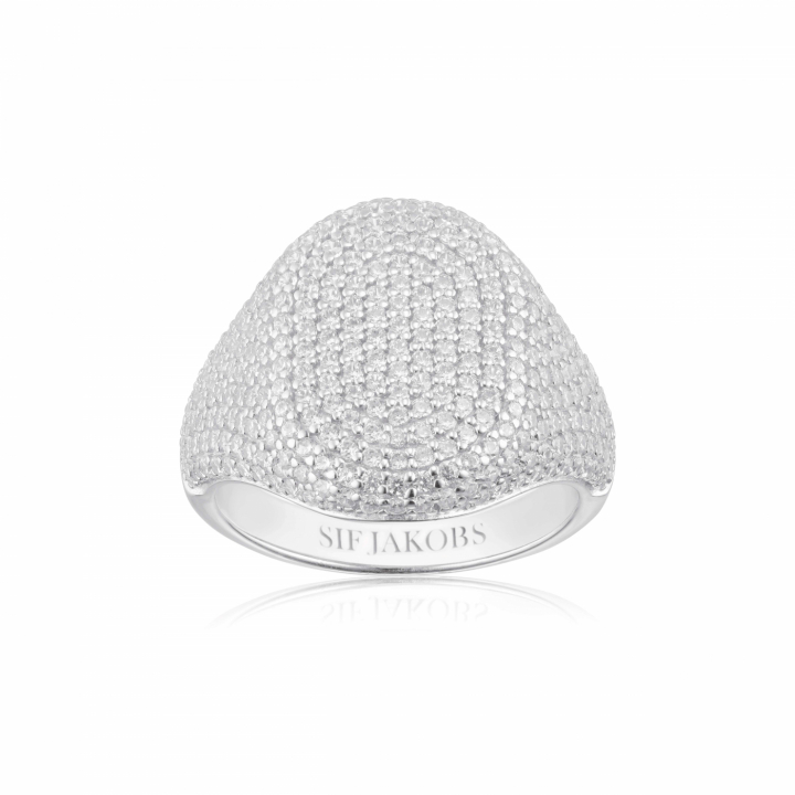 CAPIZZI Ring Vita Zirkoner Silber in der Gruppe Ringe / Silberringe bei SCANDINAVIAN JEWELRY DESIGN (SJ-R42240-CZ)