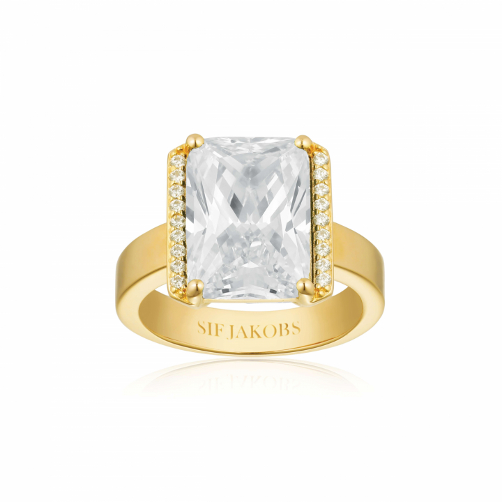 Product Image for Sif Jakobs ROCCANOVA ALTRO GRANDE Ring Vita Zirkoner Gold 52
