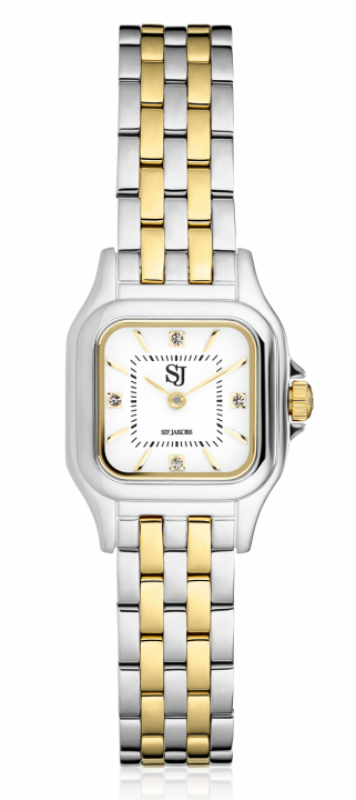 FIORELLA WATCH SILVER/GOLD in der Gruppe Accessoires / Uhren bei SCANDINAVIAN JEWELRY DESIGN (SJ-W2740-YG2)