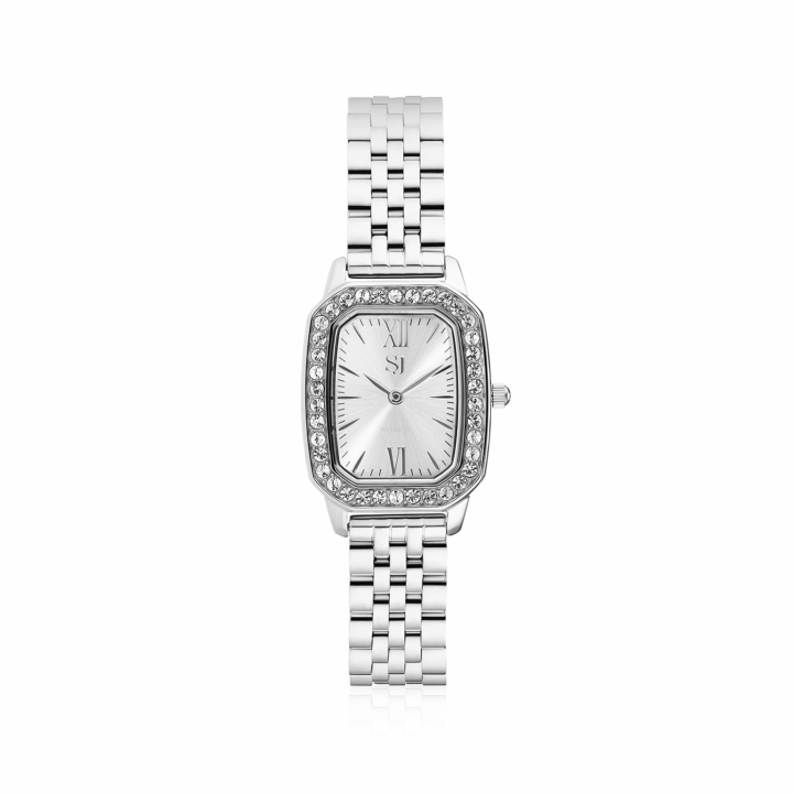 LUCIANA WATCH SILVER in der Gruppe Accessoires / Uhren bei SCANDINAVIAN JEWELRY DESIGN (SJ-W2741-CZ)