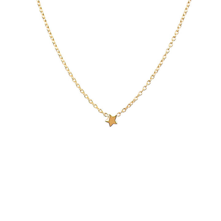 Stella Nova drop Halsketten Gold in der Gruppe Halsketten / Goldhalsketten bei SCANDINAVIAN JEWELRY DESIGN (SNA-N10450-G)