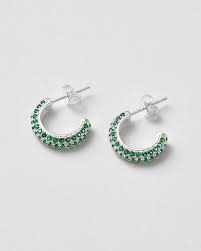  in der Gruppe Ohrringe / Silberohrringe  bei SCANDINAVIAN JEWELRY DESIGN (SW-OHM-S-GR)
