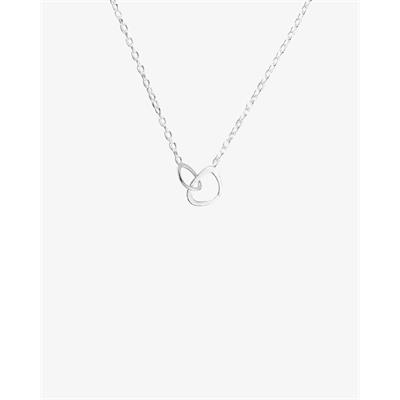 Together drop Halsketten Silber in der Gruppe Halsketten / Silberhalsketten bei SCANDINAVIAN JEWELRY DESIGN (TOR-N1S451-S)