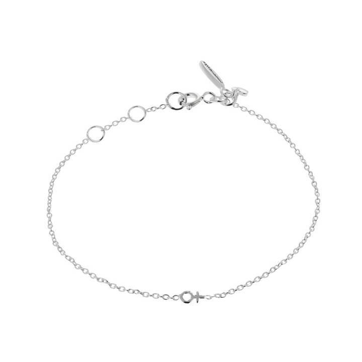 Women Unite drop Armbänder Silber in der Gruppe Armbänder / Silberarmbänder bei SCANDINAVIAN JEWELRY DESIGN (WUE-B10000-S)