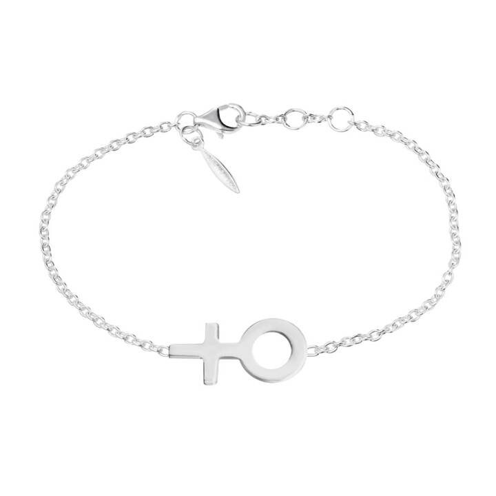 Women Unite single Armbänder Silber in der Gruppe Armbänder / Silberarmbänder bei SCANDINAVIAN JEWELRY DESIGN (WUE-B1M172-S)