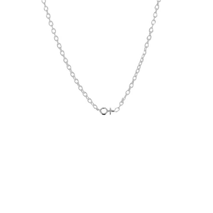 Women Unite drop Halsketten Silber in der Gruppe Halsketten / Silberhalsketten bei SCANDINAVIAN JEWELRY DESIGN (WUE-N10000-S)