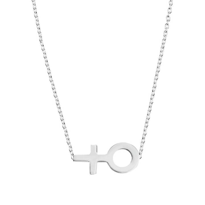 Women Unite single Halsketten Silber in der Gruppe Halsketten / Silberhalsketten bei SCANDINAVIAN JEWELRY DESIGN (WUE-N1M452-S)