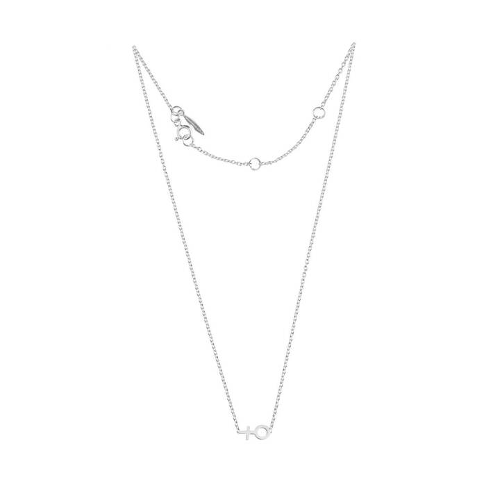 Women Unite small Halsketten Silber in der Gruppe Halsketten / Silberhalsketten bei SCANDINAVIAN JEWELRY DESIGN (WUE-N1S451-S)