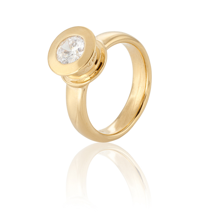 Älskad Ring Gold in der Gruppe Ringe / Goldringe bei SCANDINAVIAN JEWELRY DESIGN (gp28-R)