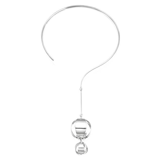 Balloons Collar Halsketten Silber