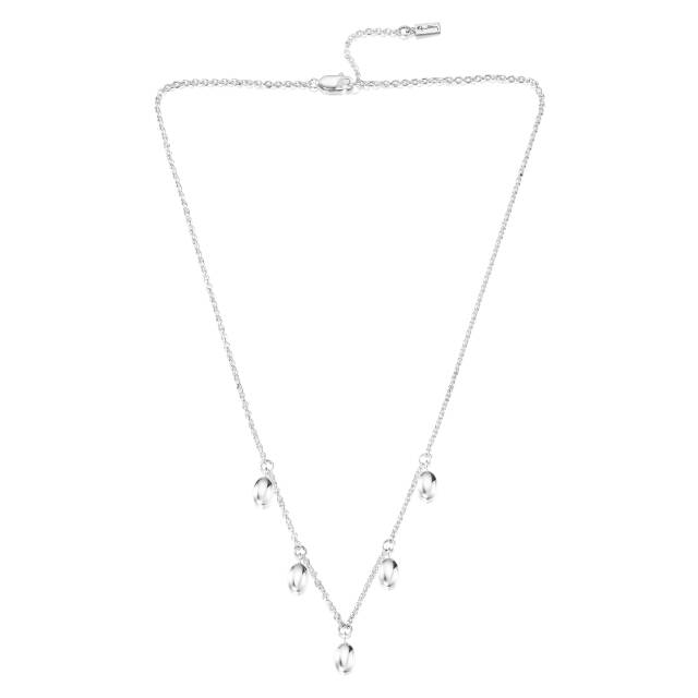 Love Beads Plain Halsketten Silber 42-45 cm