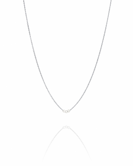 My Little Pearl Necklace Silver